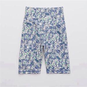 Offline by Aerie Foral Biker Shorts